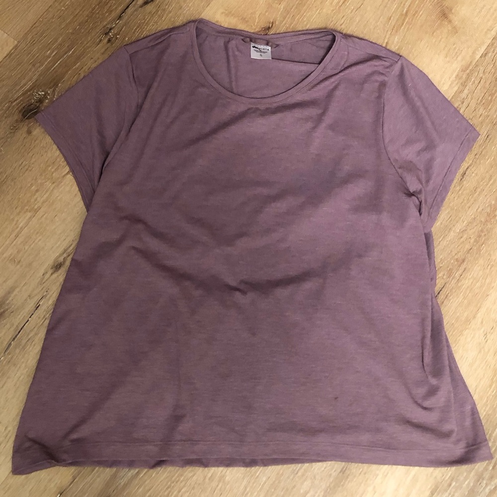 New Without Tag Purple Athleta Back Cut Shirt